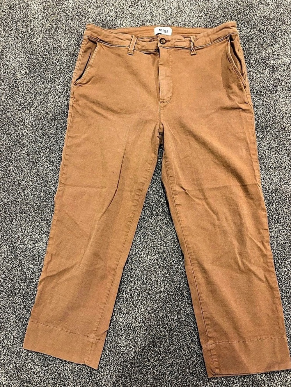 Pistola Womens Brown Chino Pants Waist 31